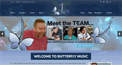 Desktop Screenshot of butterflymusic.com.au